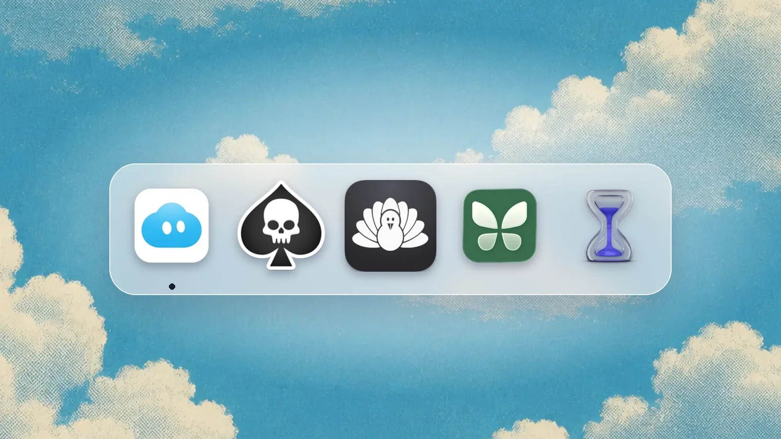 App icons of Nudge, SelfControl, Cold Turkey, Freedom, Apple Screen Time