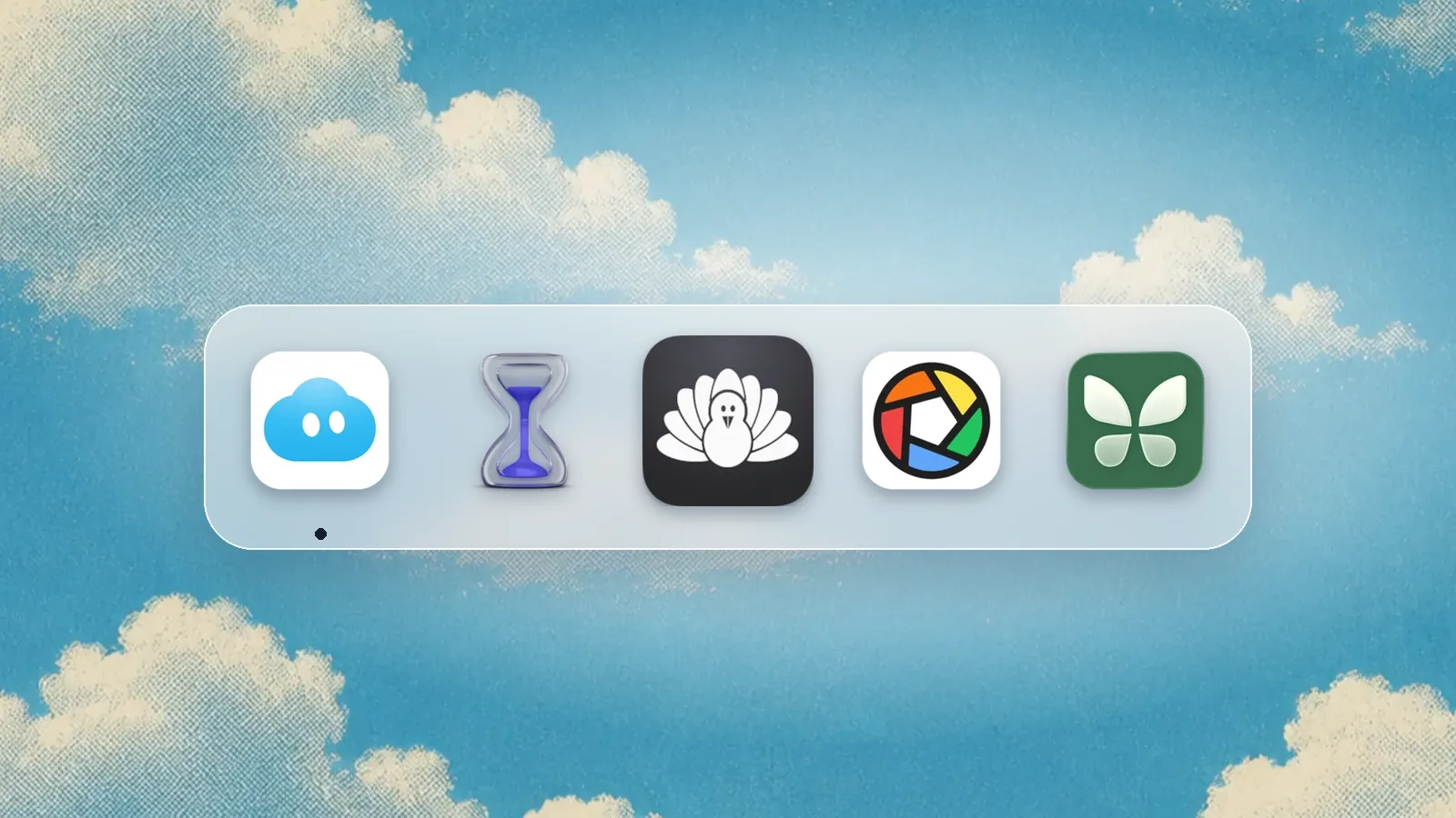 App icons of Nudge, Apple Screen Time, Cold Turkey, Focus, Freedom