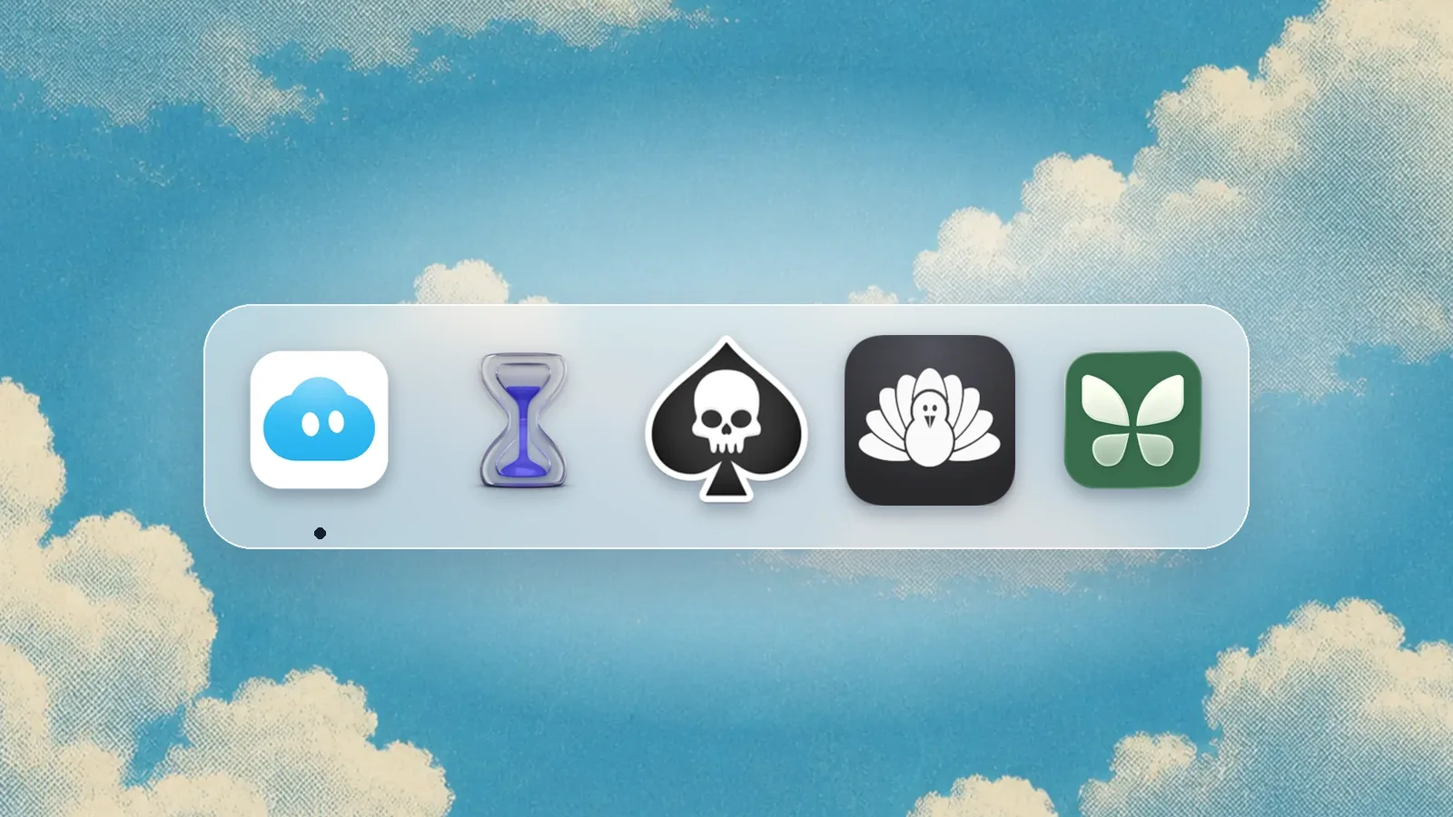App icons of Nudge, Apple Screen Time, SelfControl, Cold Turkey, Freedom