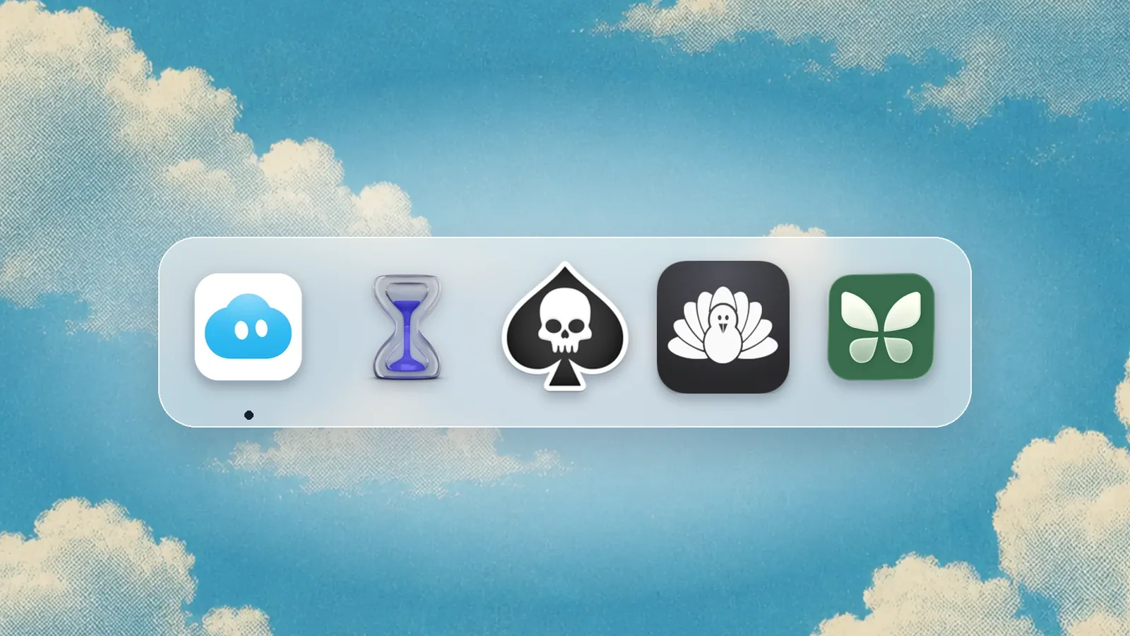 App icons of Nudge, Apple Screen Time, SelfControl, Cold Turkey, Freedom