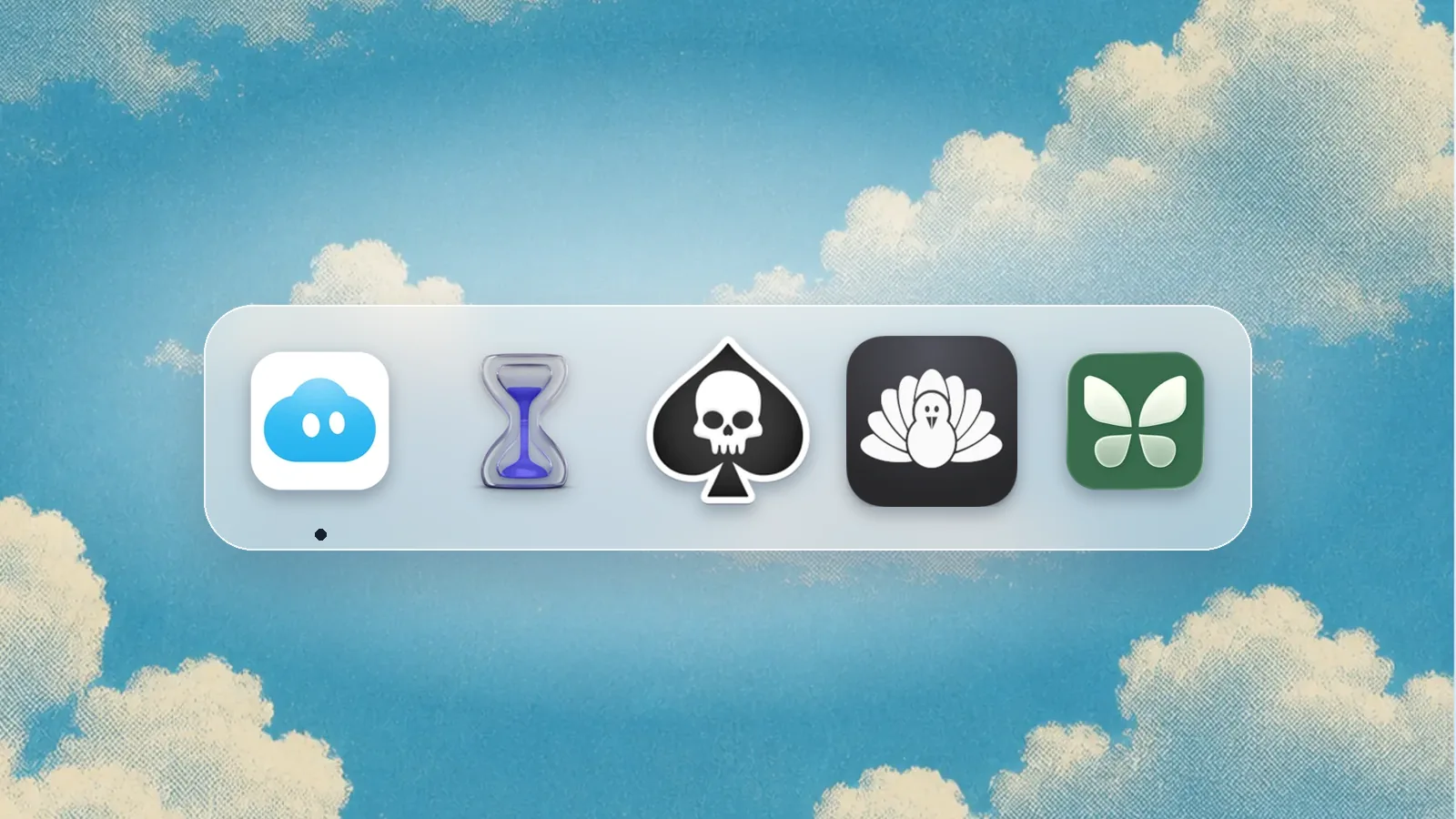 App icons of Nudge, Apple Screen Time, SelfControl, Cold Turkey, Freedom
