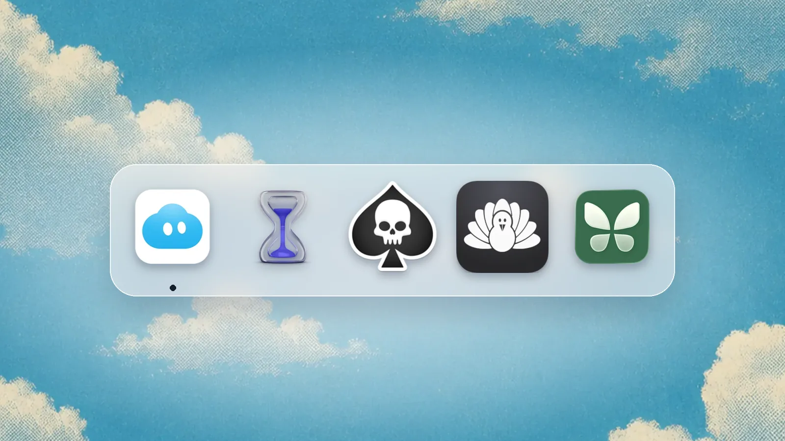 App icons of Nudge, Apple Screen Time, SelfControl, Cold Turkey, Freedom