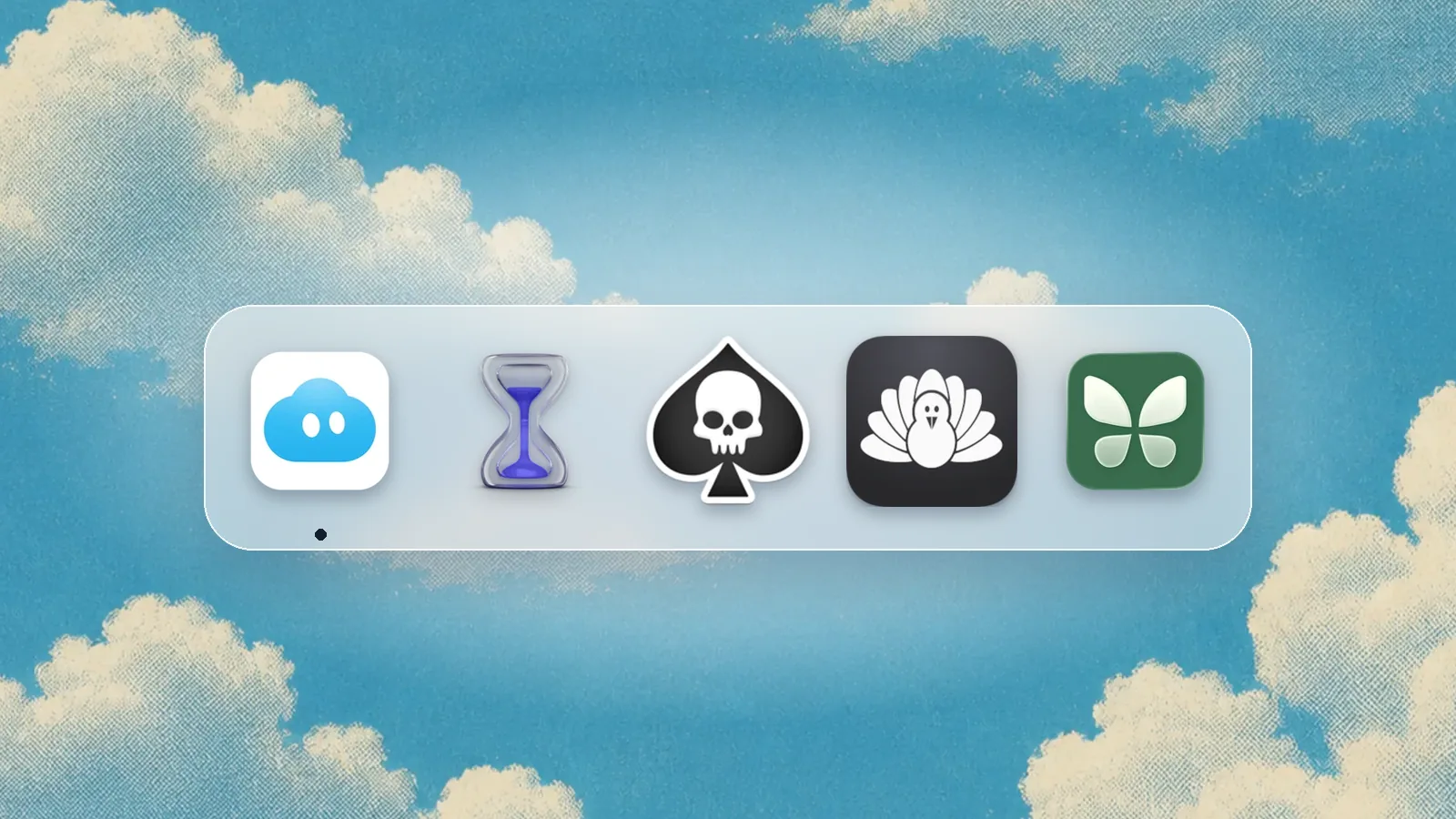 App icons of Nudge, Apple Screen Time, SelfControl, Cold Turkey, Freedom
