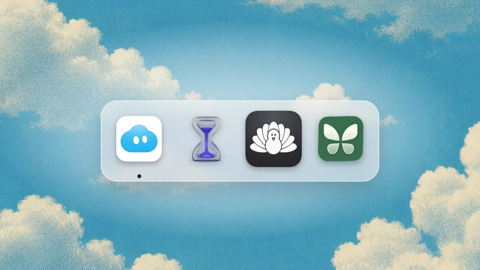 App icons of Nudge, Apple Screen Time, Cold Turkey, Freedom