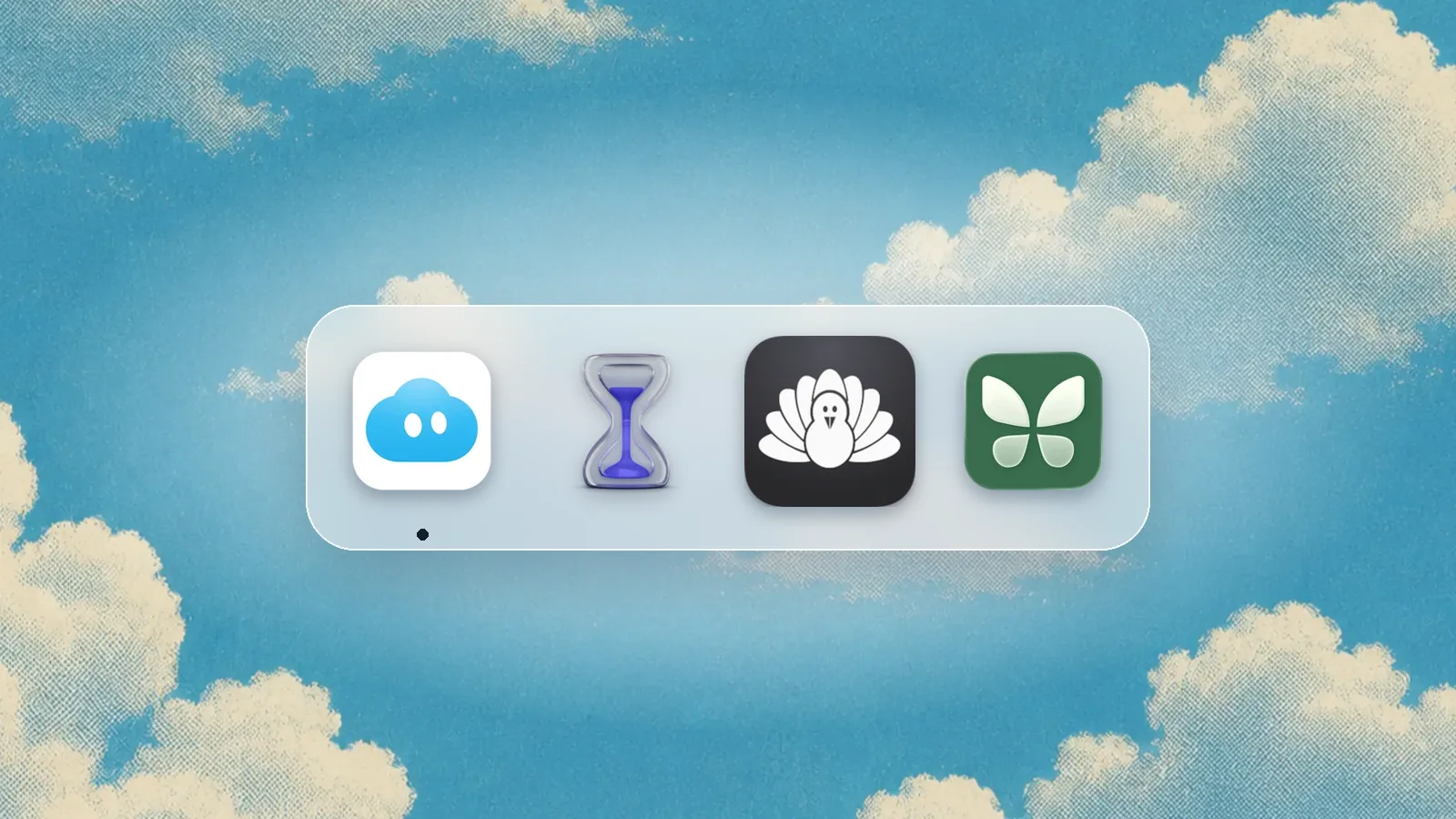 App icons of Nudge, Apple Screen Time, Cold Turkey, Freedom